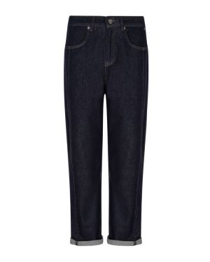 Caitlina side patch darkblue